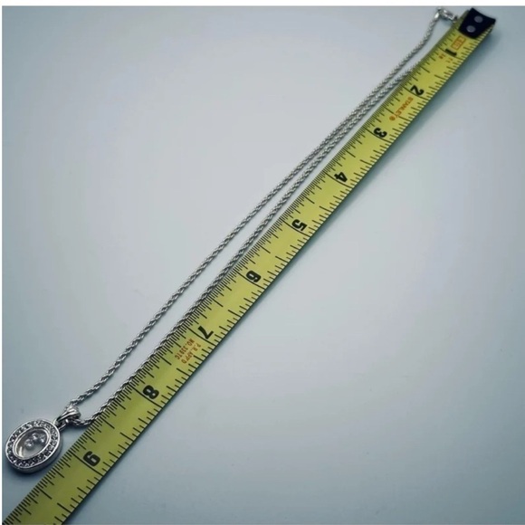 Oval CZ Crystal Pendant Necklace – Dancing Diamond Center Stones - Picture 7 of 11